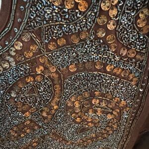 Embellished Sequin and Bead Fabric Vest 💖😘